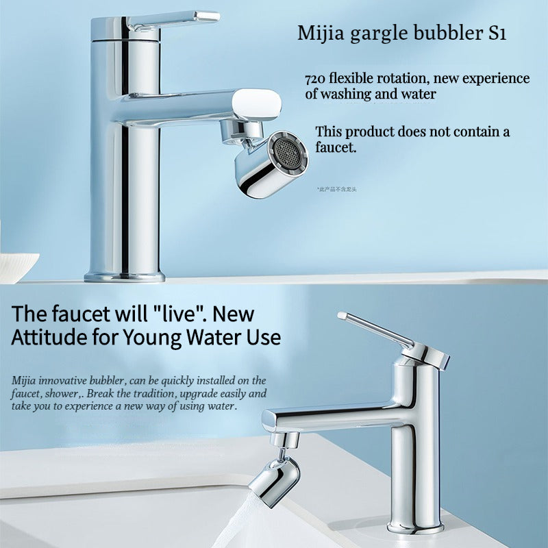 Xiaomi Mijia Mouthwash Bubbler S1 Universal Faucet Extender Splash-proof Water Tap