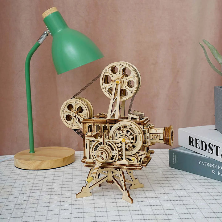 ROKR Vitascope Movie Projector 3D Wooden Puzzle LK601