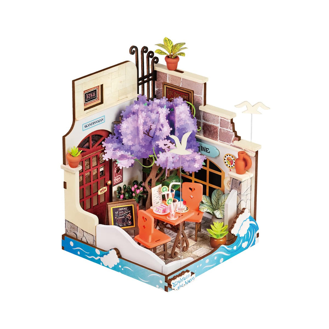 Rolife Sea Holiday Restaurant DIY Miniature House DS039