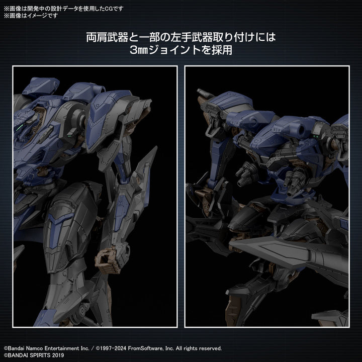 30 Minutes Missions  - 30MM 1/144 Armored Core VI Fires of Rubicon Schneider Nachtreiher/40E Steel Haze [PRE-ORDER]