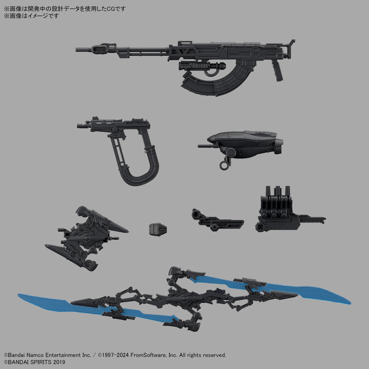 30 Minutes Missions  - 30MM 1/144 Armored Core VI Fires of Rubicon Schneider Nachtreiher/40E Steel Haze [PRE-ORDER]