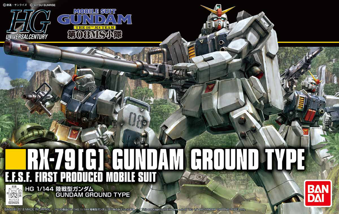 GUNDAM - 1/144 HG Gundam Ground Type