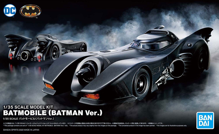 Bandai - 1/35 SCALE Batmobile 1989's (Batman Ver.)