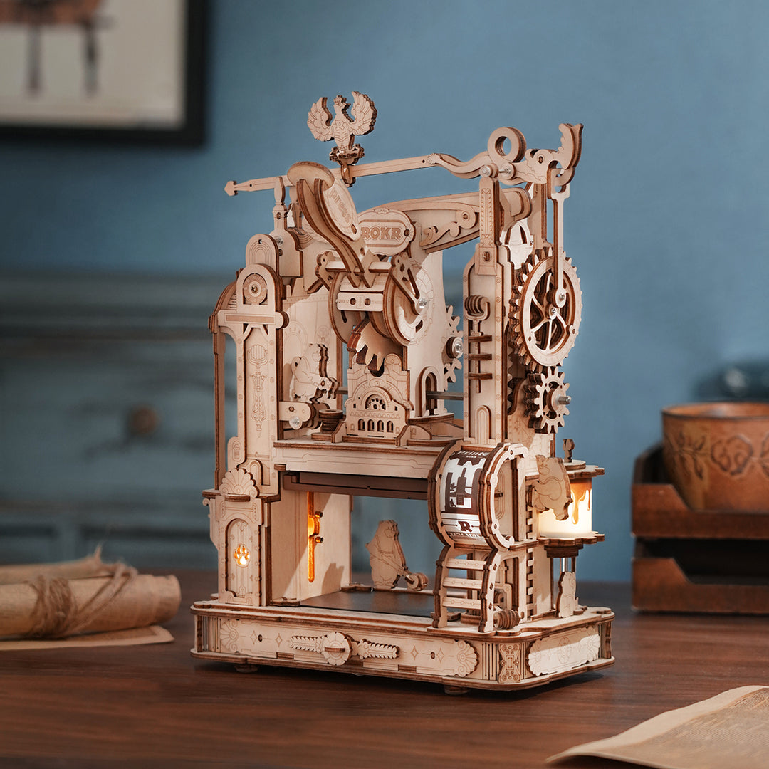 ROKR Classic Printing Press 3D Wooden Puzzle LK602