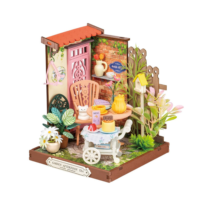 Rolife Fancy Tea Yard DIY Miniature House DS038