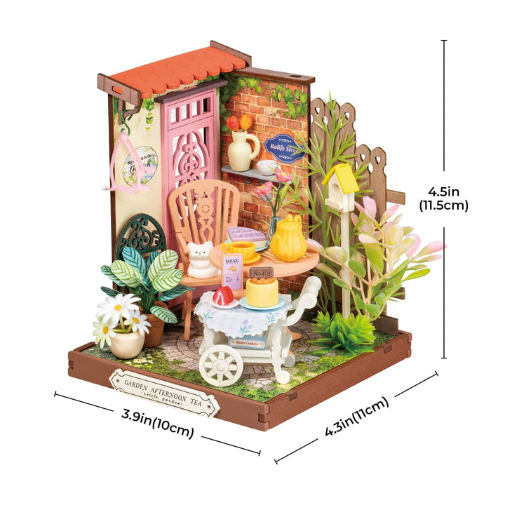 Rolife Fancy Tea Yard DIY Miniature House DS038