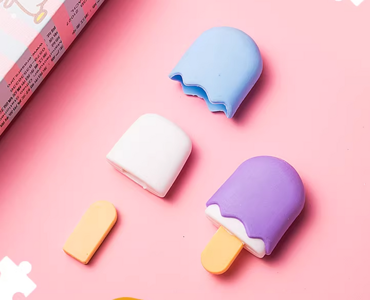 YOUPAI Stationery - Cartoon Ice Cream Eraser