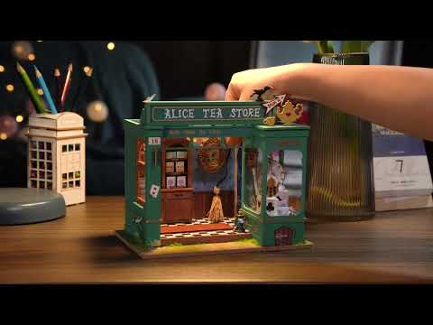 Rolife Alice's Tea Store DIY Miniature House Kit DG156