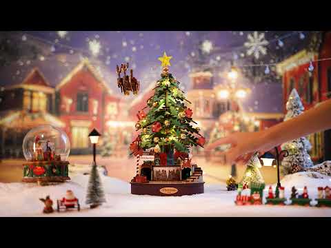 Rolife DIY Music Box Christmas Town AM46