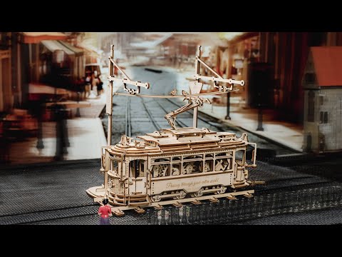 ROKR Classic City Tram 3D Wooden Puzzle LK801