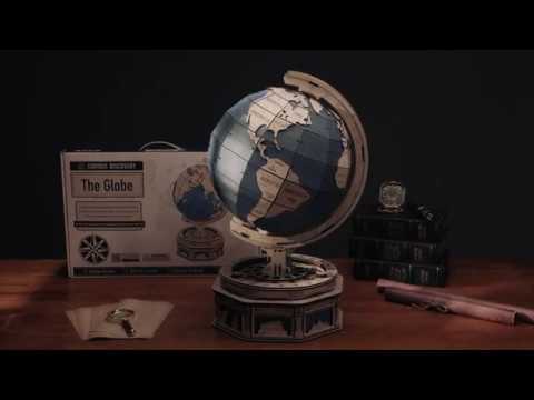 ROKR The Globe Model 3D Wooden Puzzle ST002