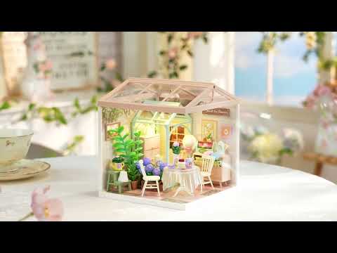 Rolife Super Creator Blooming Tea Garden DIY Plastic Miniature House DW013