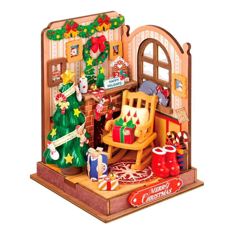 Rolife Christmas Fireplace Kit DS041