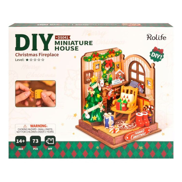 Rolife Christmas Fireplace Kit DS041