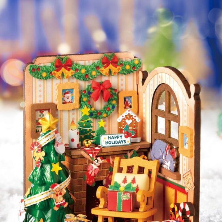 Rolife Christmas Fireplace Kit DS041