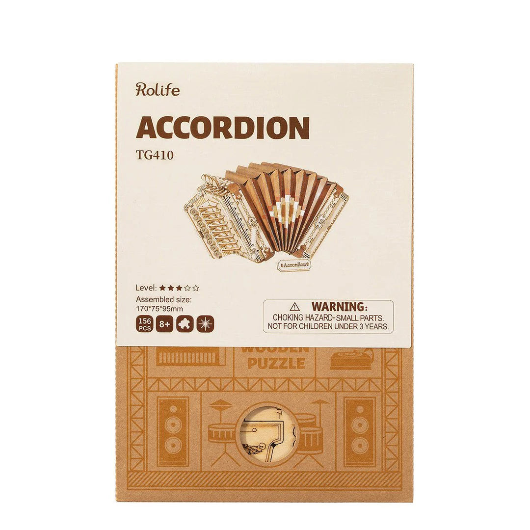 Rolife 3D Wooden Puzzle Accordion TG410