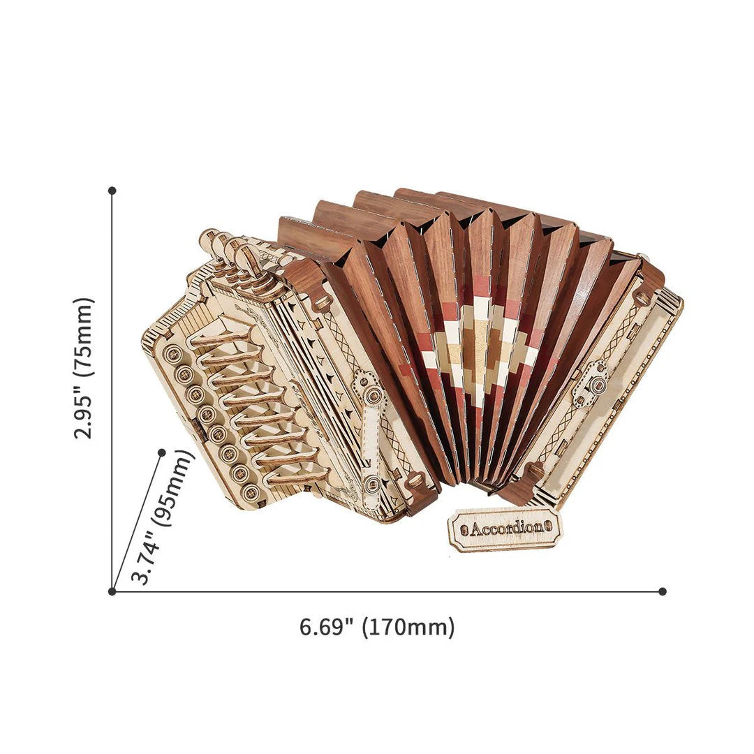 Rolife 3D Wooden Puzzle Accordion TG410