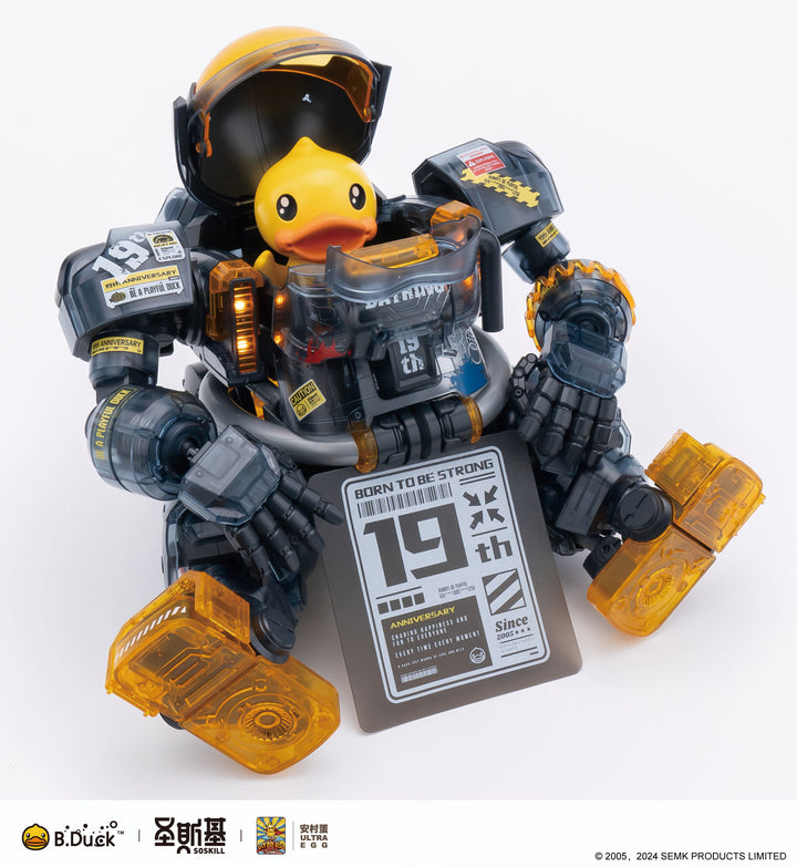 YOLOPARK - SOSKILL x ULTRA EGG SpaDuck 19th Anniversary (Black Samurai Limited Edition) [PRE-ORDER]