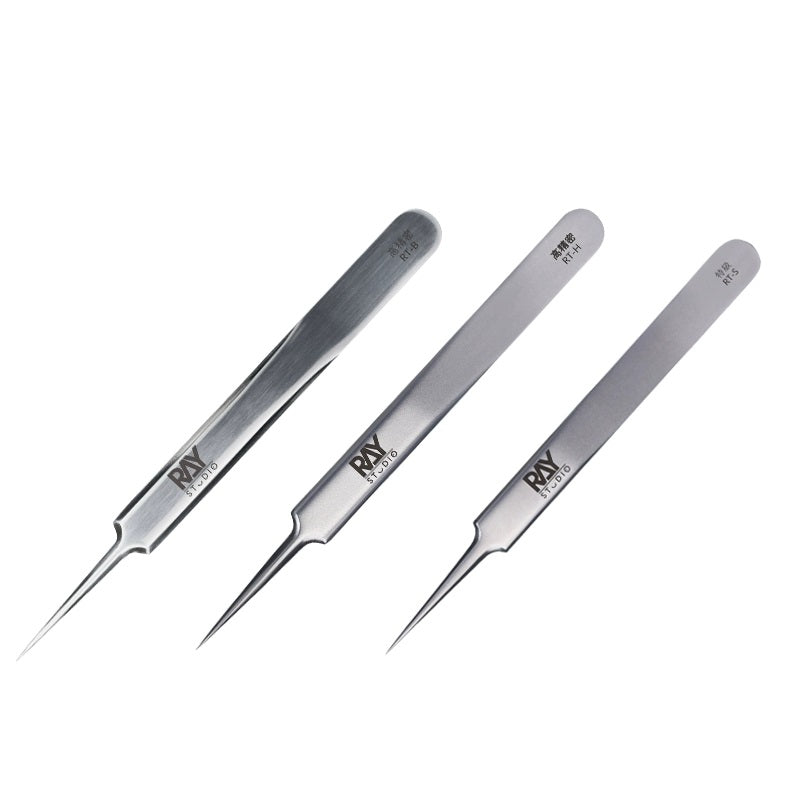 Ray Studio RT-H Stainless Steel Precision Tweezers