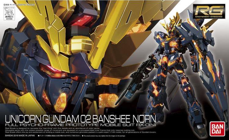 GUNDAM - RG 1/144 Unicorn Gundam 02 Banshee Norn