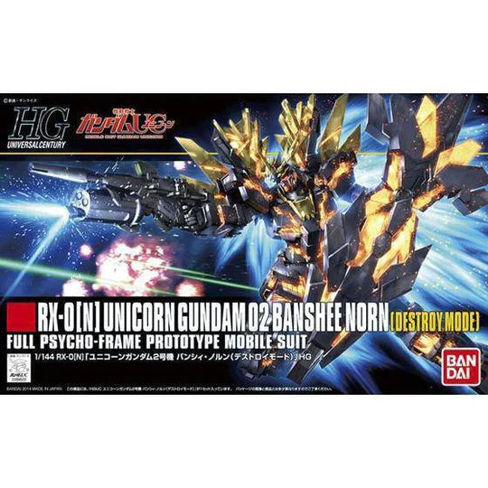 GUNDAM - HGUC 1/144 UNICORN GUNDAM 02 BANSHEE NORN DESTROY MODE