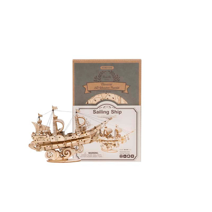 Rolife Sailling Ship TG305 3D Wooden Puzzle Décor (7240636137672)