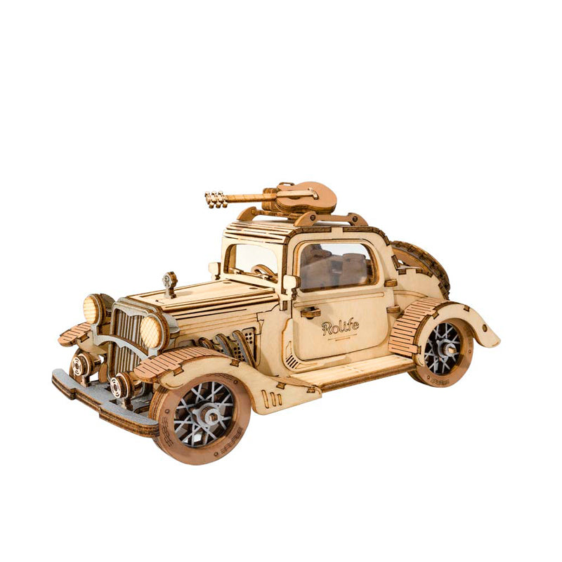 Rolife Vintage Car TG504 - Modern 3D Wooden Puzzle (7240638595272)